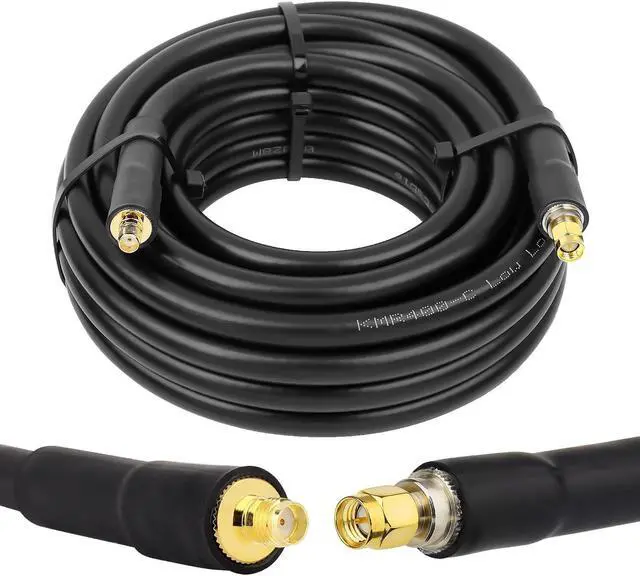 Main image of XRDS -RF SMA Cable, SMA Male to SMA Female Low Loss SMA Extension Cable KMR400 SMA Coax Cable for 3G 4G LTE, 5G Modems/Routers, Ham, ADS-B, SDR Equipment25 FT