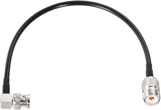 Alt view image 2 of 7 - Superbat BNC Male to SO239 RG58 Cable,UHF Female Jack to BNC Male Plug Adapter Jumper Cable for VHF Radio Mobile to Base Antenna scanners,12 Inch,2 Pcs