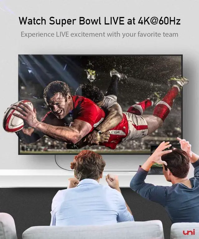 Alt view image 4 of 7 - uni USB C to HDMI Cable for Home Office 3ft 4K@60Hz, USB Type-C to HDMI Braided Cable (Thunderbolt 3/4 Compatible) with MacBook Pro/Air 2023, iPhone 15 Pro/Max, Samsung S23, Chromebook and More