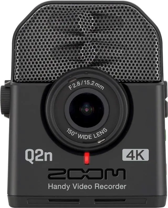 Main image of Zoom Q2n-4K Handy Video Recorder, 4K/30P Ultra High Definition Video, Compact Size, Stereo Microphones, Wide Angle Lens, for Recording Music, Video, YouTube Videos, Livestreaming
