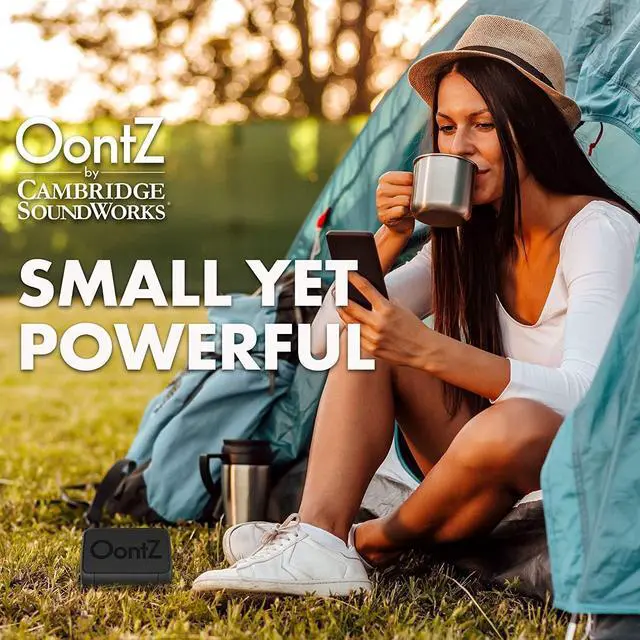 Alt view image 2 of 7 - OontZ Solo Bluetooth Speaker, Loud Small Bluetooth Speaker, Stocking Stuffer Electronic Wireless Mini Speaker, Black