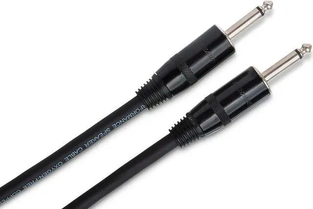Alt view image 2 of 4 - Hosa SKJ-403 REAN 1/4" TS Pro Speaker Cable, 3 Feet
