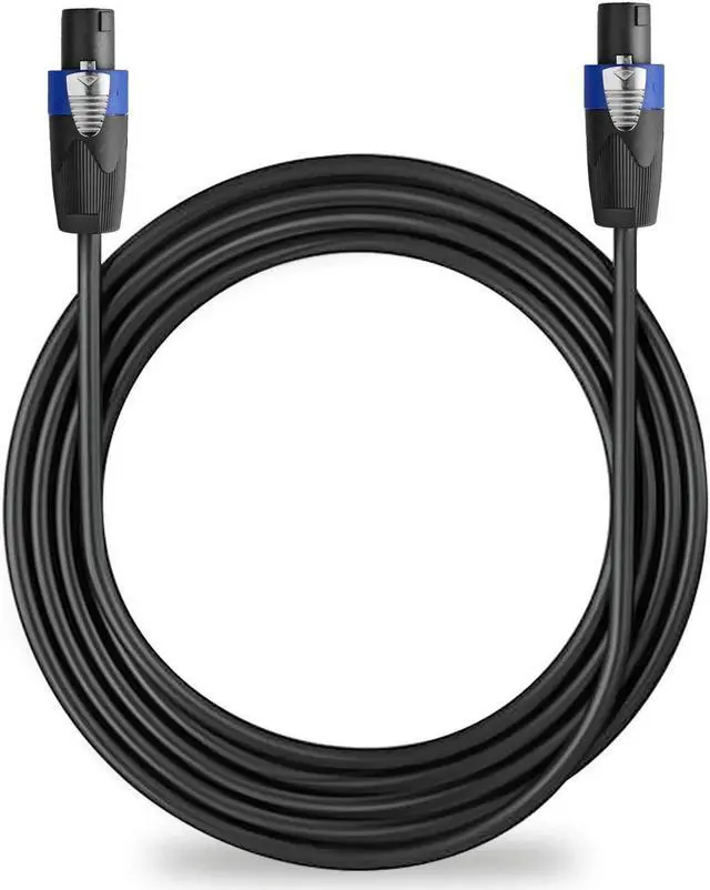 Alt view image 4 of 6 - Yoico-Pro 25 Feet 12AWG Speakon to Speakon Cable - Heavy Duty 25ft 12 Gauge Speaker Wire Cord with Twist Lock for Audio Amplifier - Single