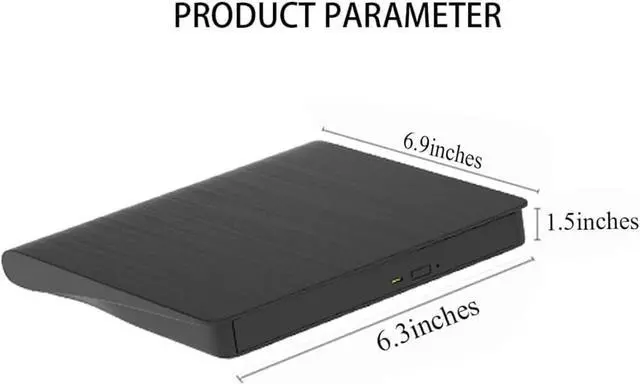 Alt view image 6 of 7 - External CD Drive Portable Drive USB3.0 Portable Drive Can Read DVD/CD is Suitable External CD/DVD Drive for Laptop/Desktop/Windows10/8/7/XP