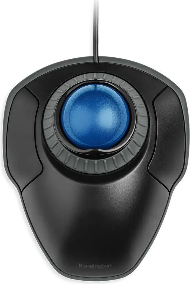 Main image of Kensington Orbit Trackball Mouse with Scroll Ring (K72337US), 4 1/2X5 1/2X2"