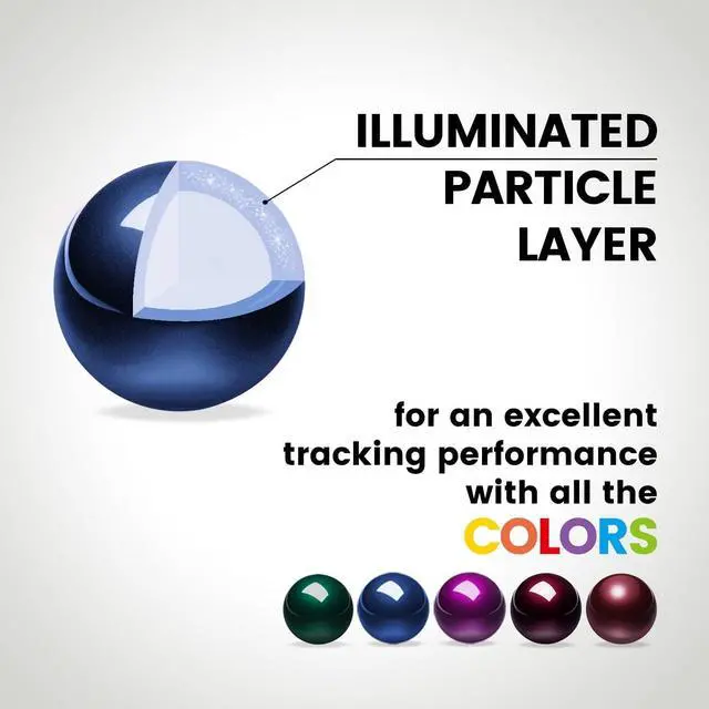 Alt view image 6 of 7 - Perixx PERIPRO-303GB Small Trackball 34mm Replacement Ball for Perimice and M570 Elecom Kensington Glossy Blue (18025)