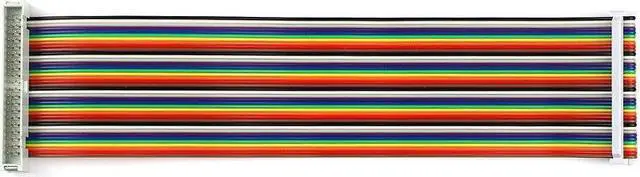 Alt view image 2 of 6 - UCTRONICS Male to Female GPIO Ribbon Cable 40pin 8inch Breadboard Jumper Wires for Connection Raspberry Pi 3 2 Model B B+ w/ 3.5/5 inch TFT Touch Screen LCD Display