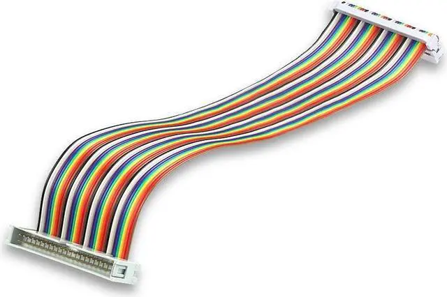 Alt view image 4 of 6 - UCTRONICS Male to Female GPIO Ribbon Cable 40pin 8inch Breadboard Jumper Wires for Connection Raspberry Pi 3 2 Model B B+ w/ 3.5/5 inch TFT Touch Screen LCD Display