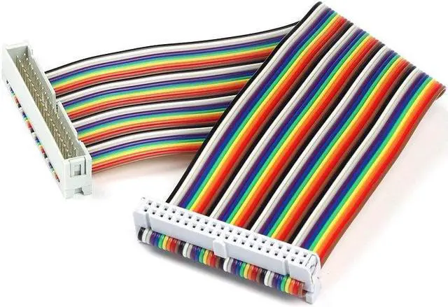 Alt view image 5 of 6 - UCTRONICS Male to Female GPIO Ribbon Cable 40pin 8inch Breadboard Jumper Wires for Connection Raspberry Pi 3 2 Model B B+ w/ 3.5/5 inch TFT Touch Screen LCD Display
