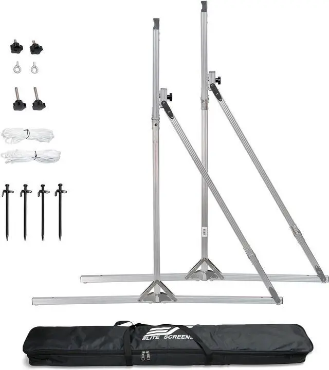 Alt view image 6 of 7 - Elite Screens 120-INCH Projector Screen|Outdoor Indoor Movie Screens|16:9 Freestanding Portable Foldable ProjectionStand|Home Theater, OMS120H2