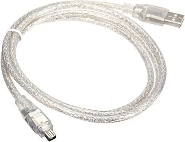 Main image of USB Male to Firewire IEEE 1394 4 Pin Male iLink Adapter Cord Cable for Sony DCR-TRV75E DV Adapter