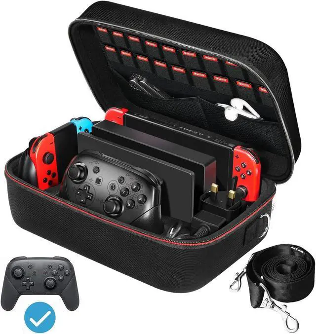 Nitendo Switch & Proコントローラー & ケース ivoler Carrying Storage Case for Nintendo Switch/For Switch