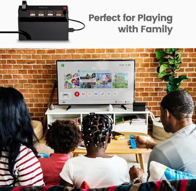 Alt view image 7 of 7 - Park Sung Switch Game Switcher, Switch Game Card Reader, 8-in-1 Game Cards Holder, Quick Switching Adapters for Switch/Switch OLED (4 for Game+4 for Storage)