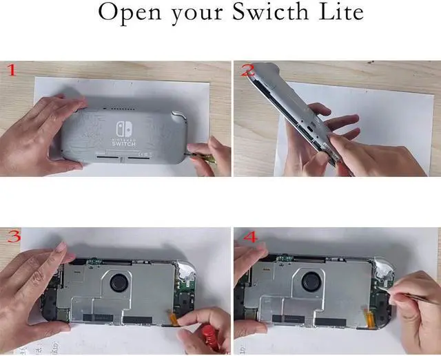 Alt view image 5 of 6 - Replacement Joystick for Nintendo Switch lite, Repair Joystick Replacement Tool Kit for Switch lite and Nintendo Joycon Controller