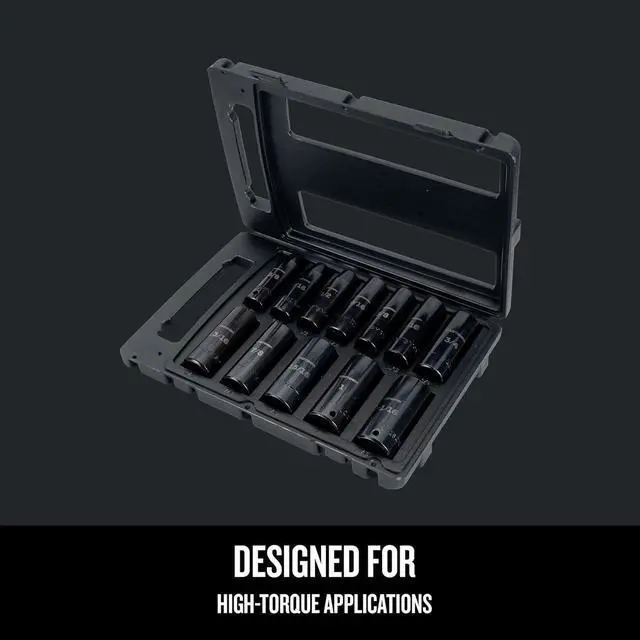 Alt view image 4 of 6 - CRAFTSMAN Deep Impact Socket Set, SAE, 1/2-Inch Drive, 6-Point, 12 Pieces (CMMT15886)