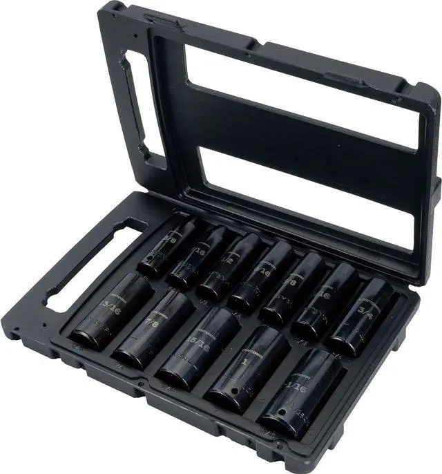 Alt view image 5 of 6 - CRAFTSMAN Deep Impact Socket Set, SAE, 1/2-Inch Drive, 6-Point, 12 Pieces (CMMT15886)