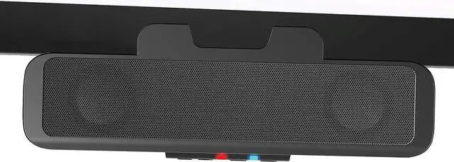 Main image of Cyber Acoustics USB & Bluetooth Speaker Bar (CA-2890BT)  USB Powered Speaker with Speakerphone for PC and Bluetooth to Simultaneously Connect to Smartphones, Clamps to Monitor, Convenient Controls