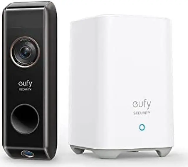 Main image of eufy Security Video Doorbell S330 (Battery-Powered) with HomeBase 2, Wireless Doorbell, Security Camera, Dual Motion and Package Detection, 2K HD, No Monthly Fee, 16GB Local Storage, Motion Only Alert