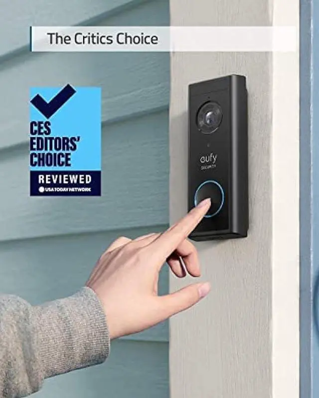 Alt view image 3 of 5 - eufy Security, Wireless Video Doorbell S220 Add-on with 2K Resolution Video, Easy Self-Installation, Enhanced Home Security, Cost-Effective, Compatible with HomeBase 1, 2, 3, E