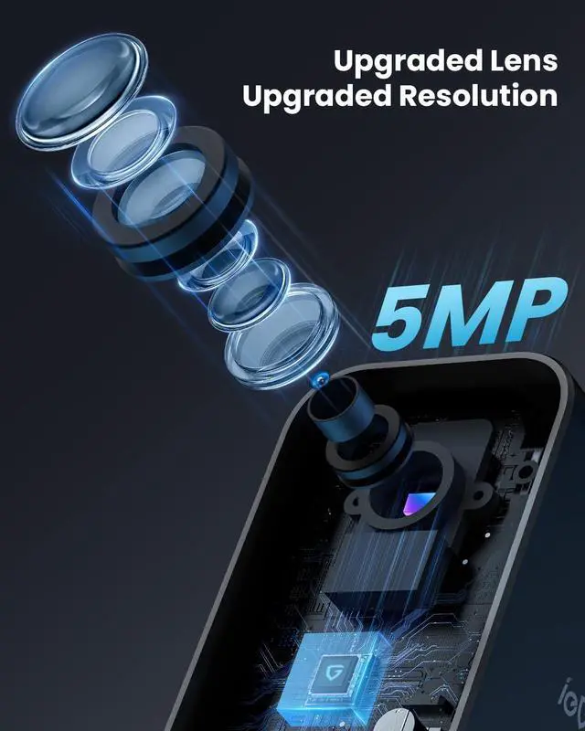 Alt view image 3 of 7 - ieGeek Security Cameras Wireless Outdoor - 5MP Smart Wifi Camera System for Home Surveillance with Motion Light, Battery Powered Cam with Color Night Vision, 2-Way Audio, Siren Alarm, Works with Alexa