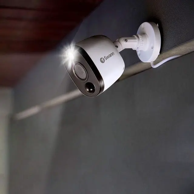 Alt view image 2 of 2 - Swann Add-On DVR Bullet Security Camera System with Sensor Spotlight, 1080p Full HD Video, Indoor or Outdoor Design, Dusk to Dawn Color Night Vision Plus True Detect Heat and Motion Detection