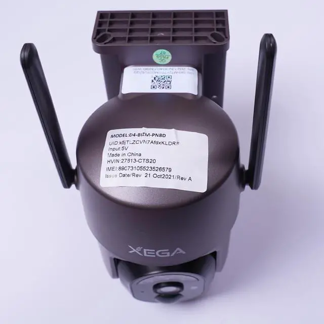 Alt view image 7 of 7 - Xega Security Camera Wireless Outdoor 2K 360° PTZ Camera Solar Security Cameras 2.4G WiFi Video Surveillance w/Spotlight & Siren, Color Night Vision, AI Motion Detection, 2-Way Talk, IP66