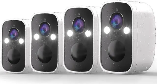 Main image of Gadpiparty Security Cameras Wireless Outdoorz, 2K Battery Powered AI Motion Detection Spotlight Siren Alarm Surveillance Indoor Home Camera, Color Night Vision, 2-Way Talk, IP65, Cloud/SD, Compatible