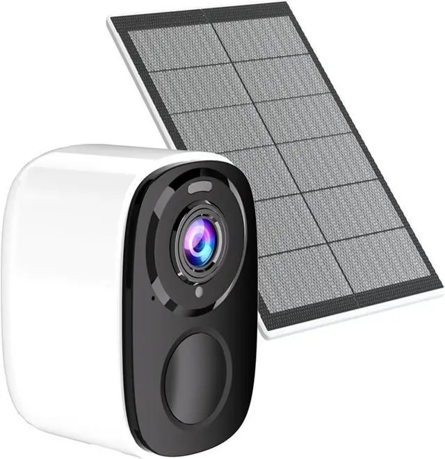 Main image of Rraycom 5MP Solar Security Cameras Wireless Outdoor with Solar Panel, 2K QHD WiFi Wireless Camera for Home Security with Color Night Vision, Motion Detection, 2-Way Talk, Compatible with Alexa