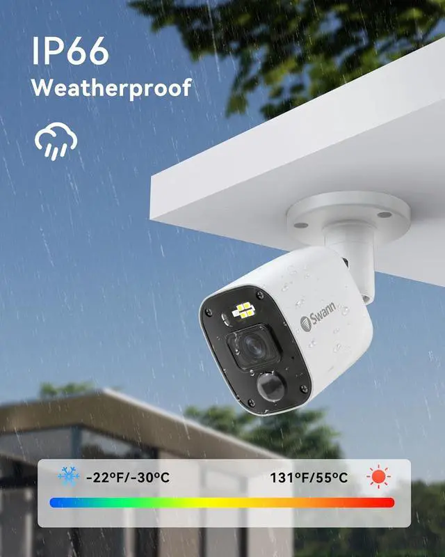 Alt view image 6 of 7 - Swann 1080p Bullet Camera (Add-on)-High-Resolution Wired Security Camera with Night Vision & Motion Sensor TechnologySmart Human/Vehicle Detection for Home Surveillance
