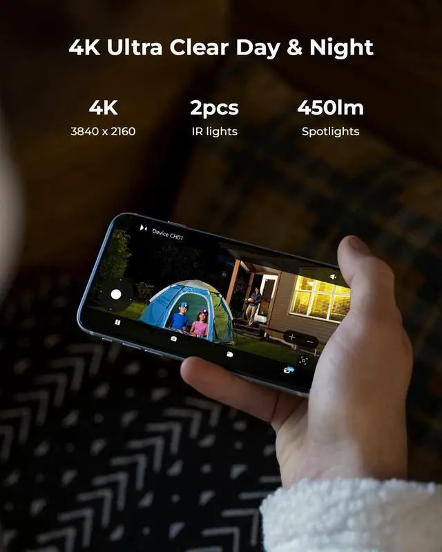 Alt view image 2 of 7 - REOLINK RLC-830A - 4K PTZ PoE Camera System, Outdoor IP Security Camera, 355° Pan & 90° Tilt, Smart Detection, Auto-Tracking,Secured Local Storage, Color Night Vision