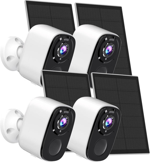 thumbnail image 2 of IeGeek 5MP Solar WiFi Security Camera – 360° PTZ, Battery Powered, Outdoor/Indoor, Night Vision, Alexa 2 of 3