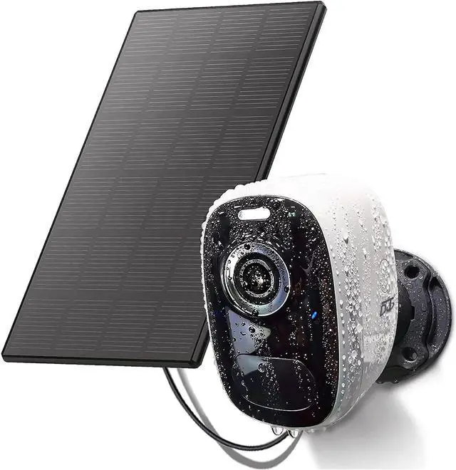 Main image of DCT Solar Camera Outdoor Wireless: Magnetic WiFi 4MP Security Camera Battery Powered PIR/AI Motion Detection Two-Way Talk Spotlight Siren Alarm IP66 Waterproof Cloud/SD Storage