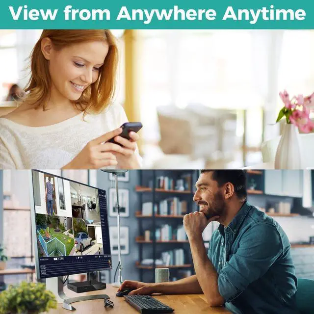 Alt view image 2 of 7 - xmartO 4MP QHD Wire-Free Solar-Powered Home Security Camera Wireless Outdoor/Indoor (Eternal Solar Power, AI Motion Detection,Spot Lights and Siren,SD, NVR or Cloud Storage)