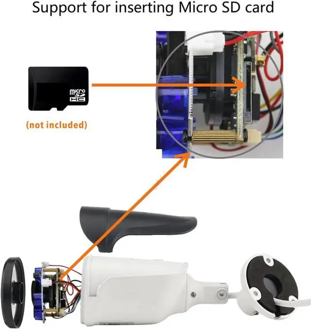 Alt view image 7 of 7 - SV3C POE Camera, 4MP POE IP Security Camera Outdoor(Wired), Motion Detection, HD Infrared Night Vision, Metal Shell, IP66 Waterproof, Onvif Conformant, Support SD Card Record, RTSP, APP, PC
