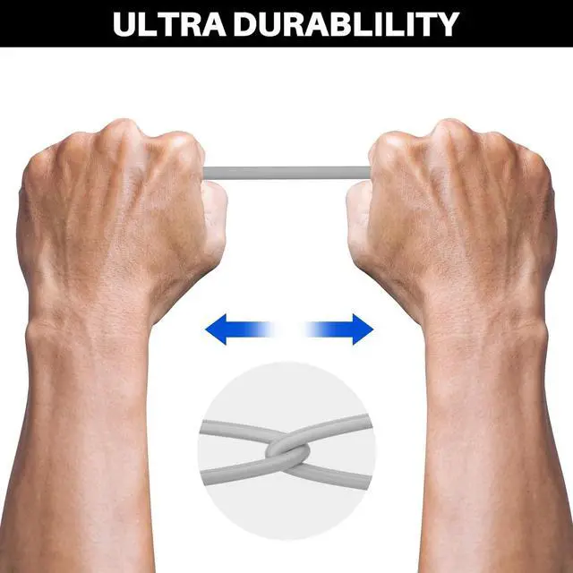 Alt view image 6 of 6 - Cat5e Ethernet Cable 25 FT, Long Cat 5e Internet Cable, Grey Snagless Patch Cord, Flexible, Network, LAN, PoE, Standard RJ45 Connector for PC, Server, Router, Modem, TV, PS5 - with 15 Cable Ties