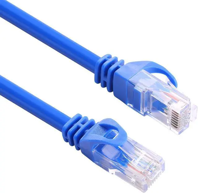 Alt view image 2 of 7 - CAT 6 Ethernet Cable 50 FT, Indoor High-Speed 10Gbps Snagless Long CAT6 50 FT Ethernet Cable for Internet, Router, Modem, Gaming, PlayStation, Xbox, POE Camera, Blue (50 Feet)