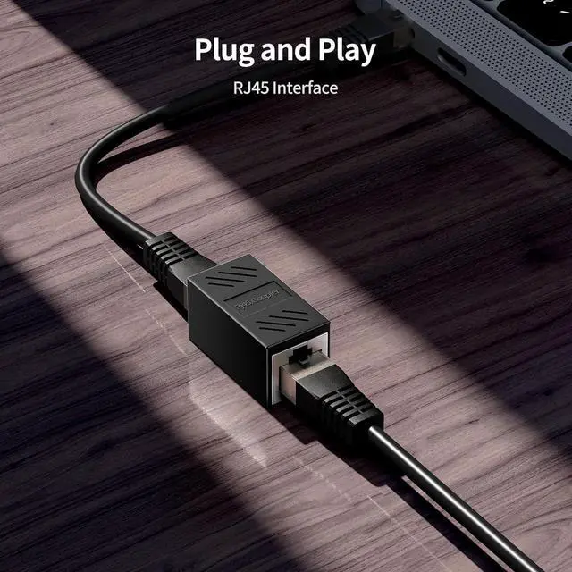 Alt view image 4 of 7 - Ethernet Coupler, 5 Pack 1000Mbps High Speed Ethernet Extender for Cat7 Cat6 Cat5e Cat5 Cable, Plug and Play, Female to Female Ethernet Connector, in Line Coupler