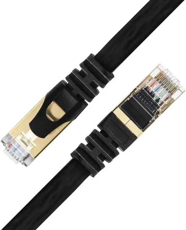 Alt view image 3 of 6 - Ethernet Cable, CAT7 Network Cable RJ45 High Speed STP LAN Cord for Laptop,PC,Router,Switch,Modem,PS42m6FT,2pack