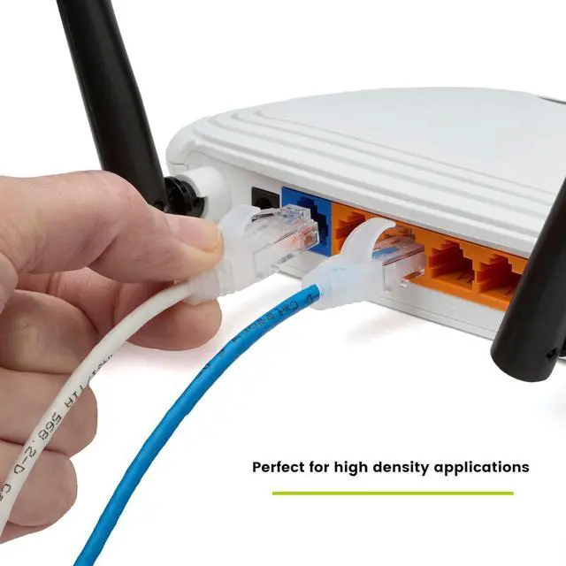 Alt view image 4 of 7 - trueCABLE Cat6 Component Rated Patch Cable, Unshielded U/UTP, CM Rated, UL Listed, PoE++, 28AWG 4/PR, Blue, 5ft, 1 Pack