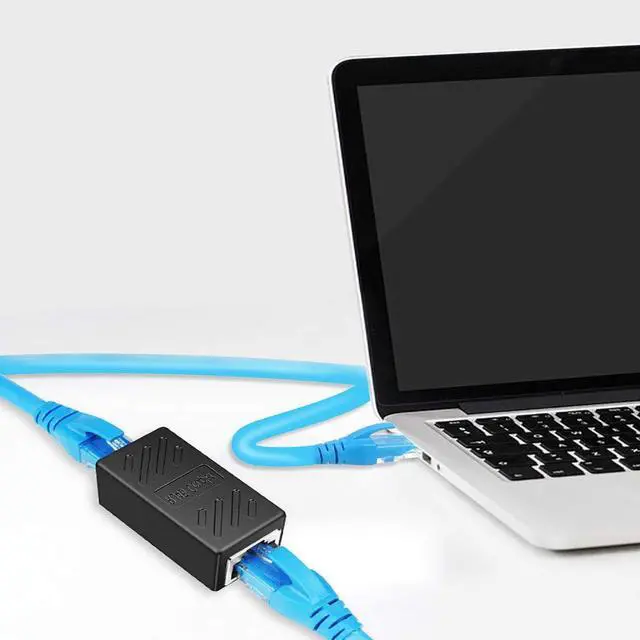 Alt view image 7 of 7 - RJ45 Coupler 5 Pack Shielded Inline Gigabit Ethernet LAN Internet Network Patch Couplers Connectors for Cat7/Cat6a/Cat5e Ethernet Cable Extender Adapter Female to Female  Black