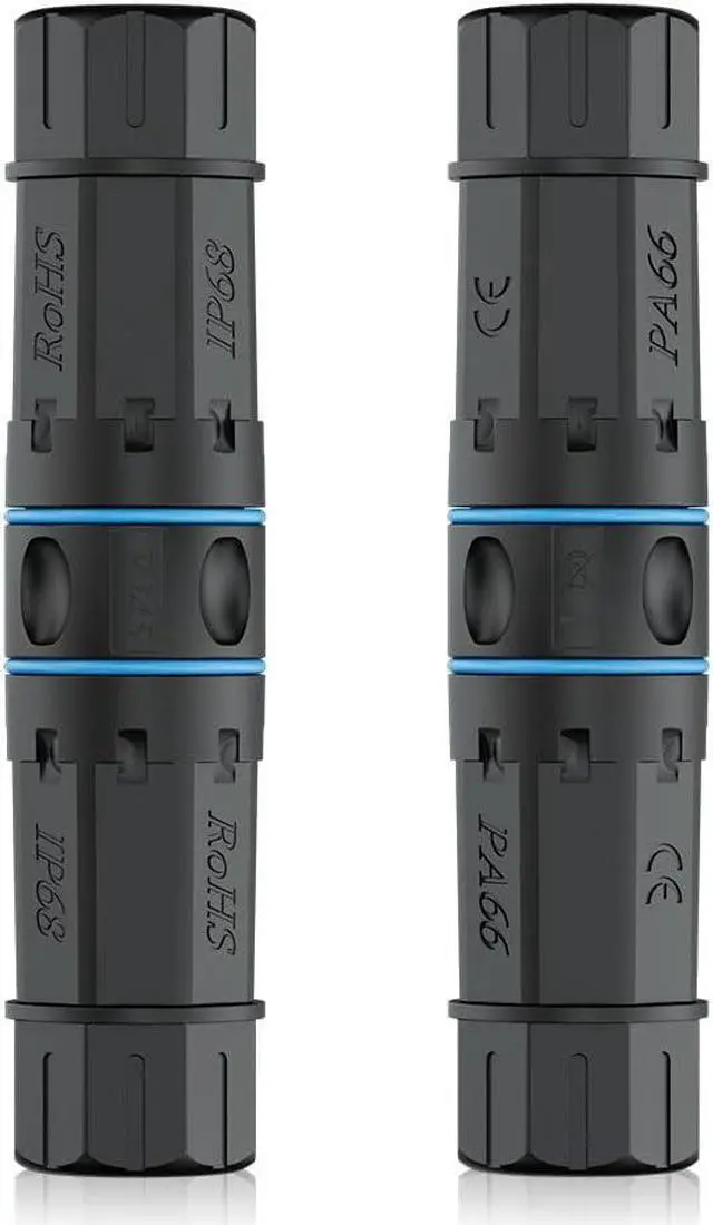 Main image of iwillink Waterproof RJ45 coupler, Shielded Female to Female Waterproof Ethernet Coupler, IP68 Ethernet Outdoor LAN Cable Connector for Cat5e/Cat6/Cat7 Ethernet cable, (2 Pack)