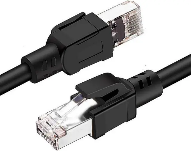 Main image of Cat8 Ethernet Cable 20Ft S/FTP Outdoor&Indoor Heavy Duty High Speed 26AWG Internet Network 40Gbps 2000Mhz RJ45 Shielded Connector Weatherproof LAN Cable