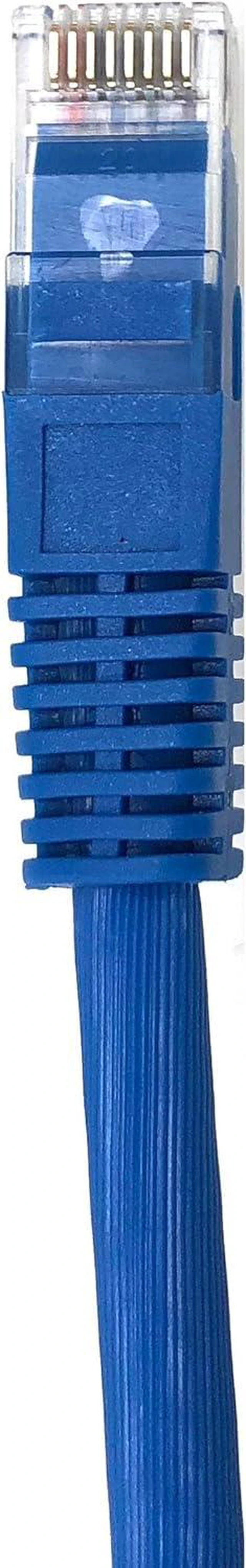 Alt view image 4 of 4 - Micro Connectors 100 Feet Augmented CAT6A Blue 10GIGABIT Enet RJ45 UTP Patch Cable
