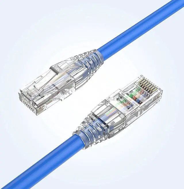 Alt view image 5 of 6 - CableCreation RJ45 Connectors, 100-Pack Cat6 Connector, Cat6/Cat5 8P8C Modular Plug Ends with Relief Boots for Solid Wire and Standard Cable, Transparent