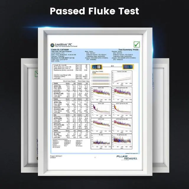 Alt view image 6 of 7 - Cat 8 Ethernet Cable 25 FT, High Speed Network Cable 40Gbps 2000MHz, 26AWG Heavy Duty LAN Cable Shielded in Wall, PE Jacket for Modem Router, Indoor&Outdoor