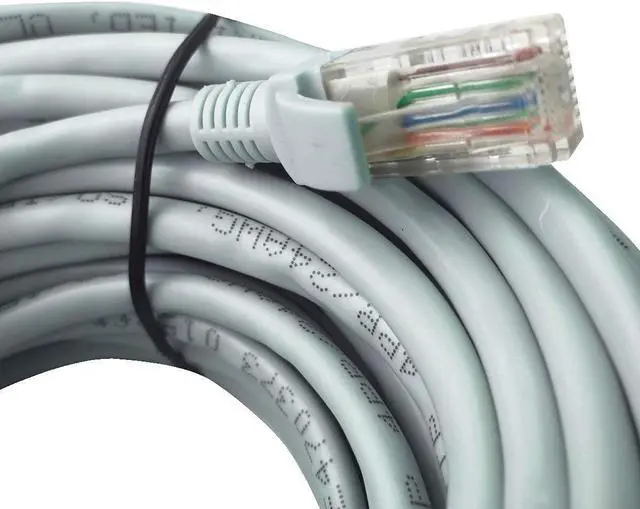 Alt view image 3 of 5 - 50FT CAT5e Ethernet Patch Cable, RJ45 Computer Network Cord, Category 5e Patch Cord LAN Cable UTP 24 AWG 100% Copper Wire