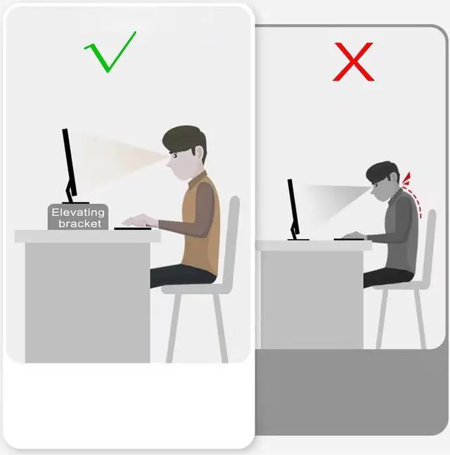 Alt view image 2 of 6 - Acrylic Monitor Stand, 2 Tier Computer Monitor Stand Riser16 inch Acrylic Computer Monitor Stand Riser for iMac, PC, Desktop, Laptop, TV Screen with Extra Storage Space Home Office