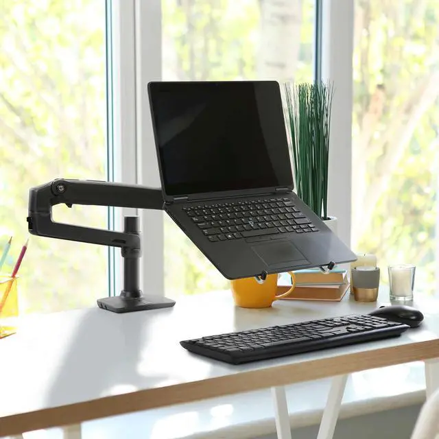 Alt view image 3 of 4 - Ergotron  Notebook Tray  for Laptop, Notebook and Tablet Screens up to 17.3 Inches  Add-on for VESA Monitor Arms