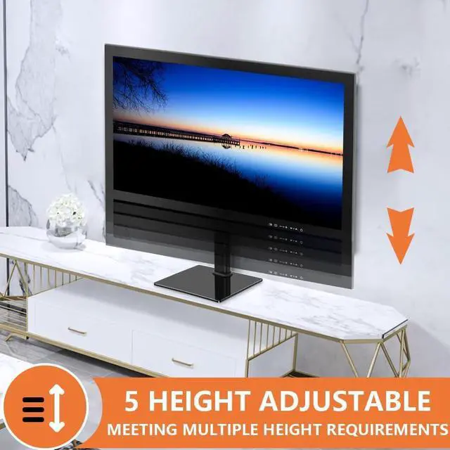 Alt view image 5 of 5 - KKTONER Single Computer Monitor Stands Full Motion Swivel Free Standing Desk Vesa Mount for 13 inch to 32 inch Screen Height Adjustable Monitor Mount Vesa 75 * 75mm/100 * 100mm Hold up 77Lbs