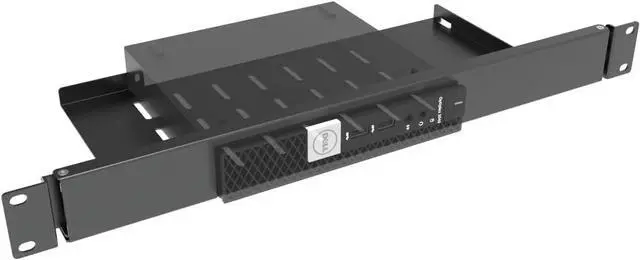 Main image of JINGCHENGMEI Mini Rack Mount for Dell OptiPlex Micro Form Factor Case-1U Hinged Server Rack Shelf with Easy Access Network Connections in 19-inch Network Cabinet or Server Rack